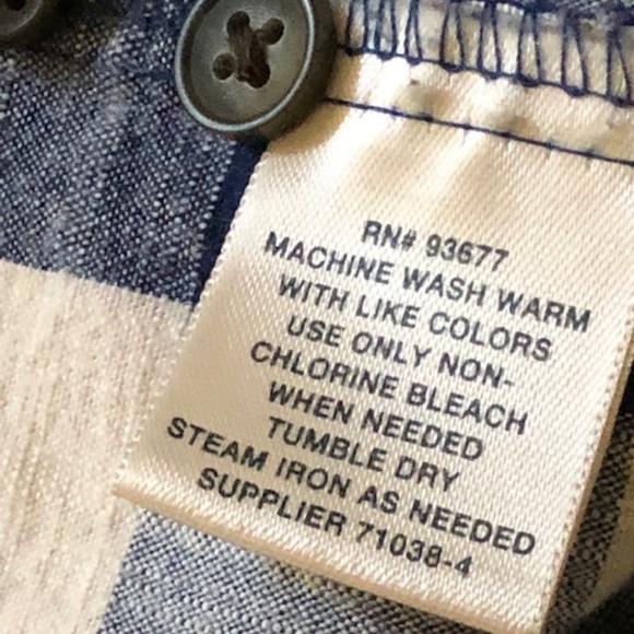 Men's Vintage St John's Bay Blue & Cream Checked Shirt XXL - Picture 6 of 13